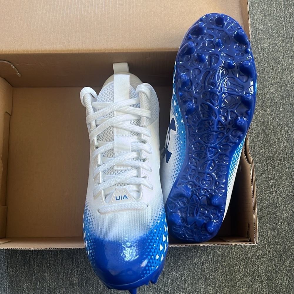 Under Armor size 2 football cleats